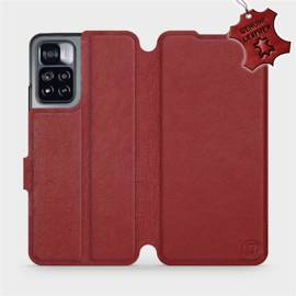 Hülle für Xiaomi Redmi Note 11 Pro - Farbe Dark Red Leather