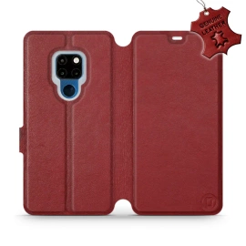 Hülle für Huawei Mate 20 - Farbe Dark Red Leather