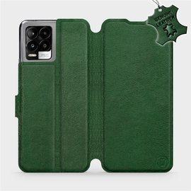 Hülle für Realme 8 Pro - Farbe Green Leather