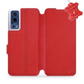 Hülle für Vivo Y52 5G - Farbe Red Leather