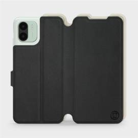 Hülle für Xiaomi Redmi A1 - Farbe Schwarz mit Platin
