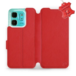 Hülle für Infinix HOT 50i - Farbe Red Leather