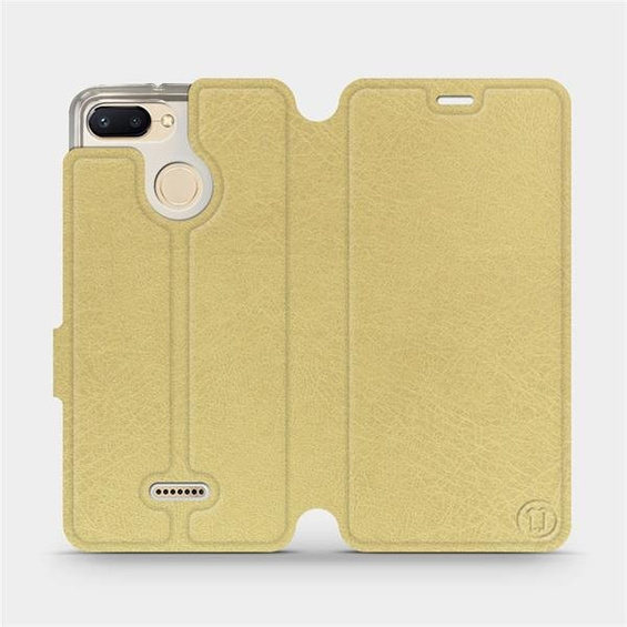 Hülle für Xiaomi Redmi 6 - Farbe Gold&Orange