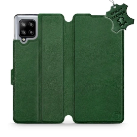 Hülle für Samsung Galaxy A42 - Farbe Green Leather