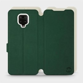 Hülle für Xiaomi Redmi Note 9 Pro - Farbe Grün mit Platin