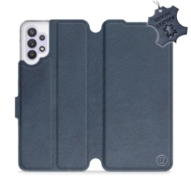 Hülle für Samsung Galaxy M32 5G - Farbe Blue Leather