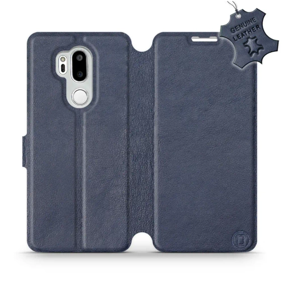 Hülle für LG G7 ThinQ - Farbe Blue Leather