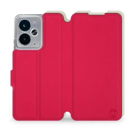 Hülle für Realme 14T 5G - Farbe Rot mit Platin