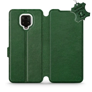 Hülle für Xiaomi Redmi Note 9 Pro - Farbe Green Leather