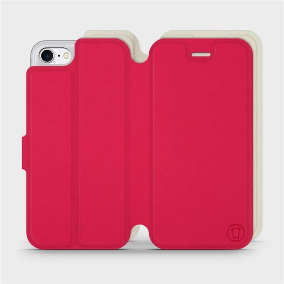 Hülle für Apple iPhone SE 2020 - Farbe Rot mit Platin