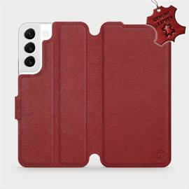 Hülle für Samsung Galaxy S22 - Farbe Dark Red Leather