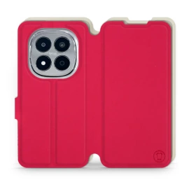 Hülle für Xiaomi Redmi Note 15 Pro 5G - Farbe Rot mit Platin