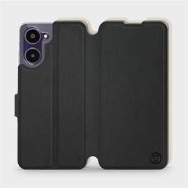 Hülle für Realme 10 - Farbe Schwarz mit Platin