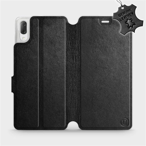 Hülle für Sony Xperia L3 - Farbe Black Leather