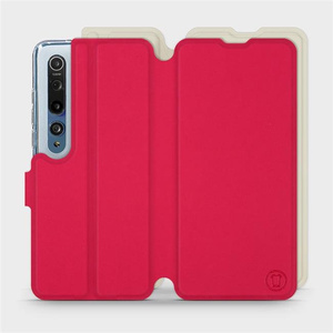 Hülle für Xiaomi Mi 10 - Farbe Rot mit Platin