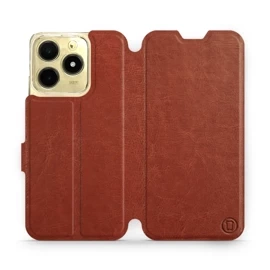 Hülle für Realme C61 - Farbe Brown&Orange