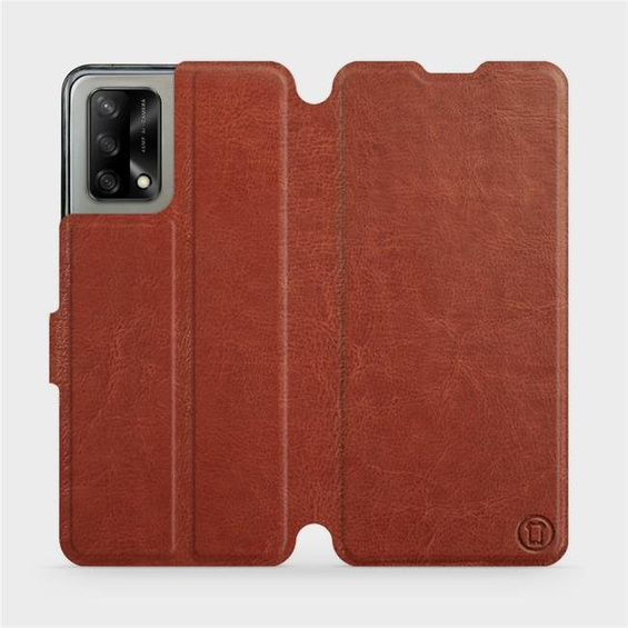 Hülle für OPPO A74 - Farbe Brown&Gray