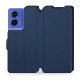 Hülle für Motorola Moto G85 5G - Farbe Marine mit Schwarz