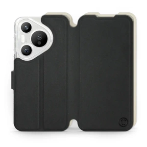 Hülle für Huawei Pura 70 - Farbe Schwarz mit Platin