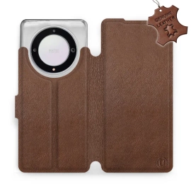 Hülle für Huawei Honor Magic5 Lite 5G - Farbe Brown Leather