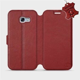 Hülle für Samsung Galaxy A5 2017 - Farbe Dark Red Leather