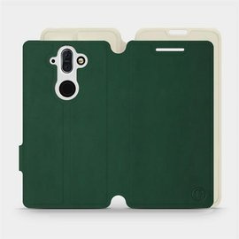 Hülle für Nokia 8 Sirocco - Farbe Grün mit Platin