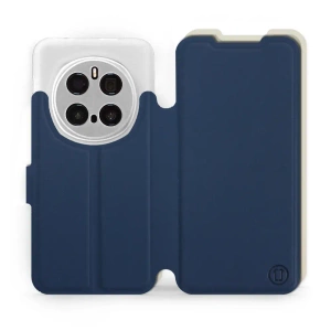 Hülle für Huawei Honor Magic7 Pro 5G - Farbe Marineblau mit Platin