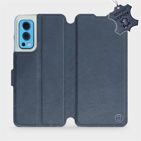 Hülle für OnePlus Nord 2 5G - Farbe Blue Leather
