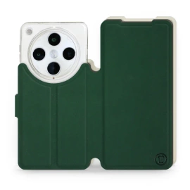 Hülle für OPPO Find X8 Pro - Farbe Grün mit Platin