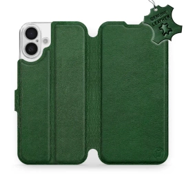 Hülle für Apple iPhone 16 Plus - Farbe Green Leather