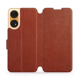 Hülle für OPPO Reno 8T 5G - Farbe Brown&Orange