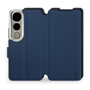 Hülle für Vivo V50 Lite - Farbe Marine mit Schwarz