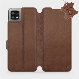 Hülle für Samsung Galaxy A22 5G - Farbe Brown Leather