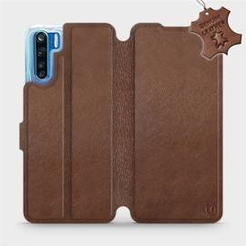 Hülle für OPPO A91 - Farbe Brown Leather