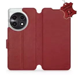 Hülle für OnePlus 11 5G - Farbe Dark Red Leather