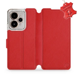 Hülle für Realme 15 5G - Farbe Red Leather