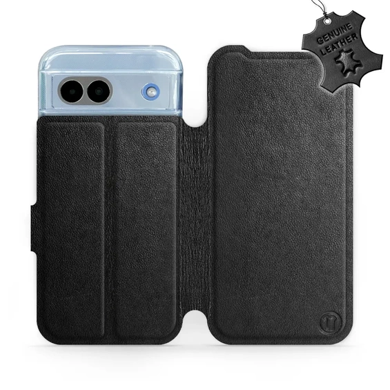 Hülle für Google Pixel 8A - Farbe Black Leather