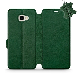 Hülle für Samsung Galaxy J4 Plus 2018 - Farbe Green Leather