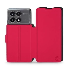 Hülle für Xiaomi POCO X6 Pro - Farbe Rot mit Schwarz