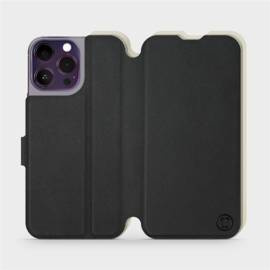 Hülle für Apple iPhone 14 Pro Max - Farbe Schwarz mit Platin