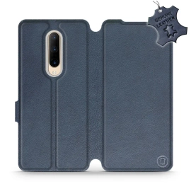 Hülle für OnePlus 7 Pro - Farbe Blue Leather