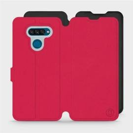 Hülle für LG K50S - Farbe Rot mit Schwarz