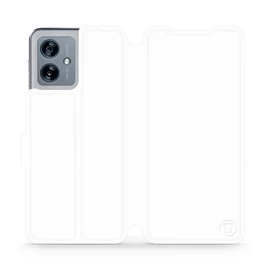 Hülle für Motorola Moto G54 5G - Farbe White&Orange