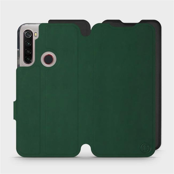 Hülle für Xiaomi Redmi Note 8 - Farbe Grün mit Schwarz