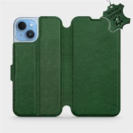 Hülle für Apple iPhone 14 - Farbe Green Leather