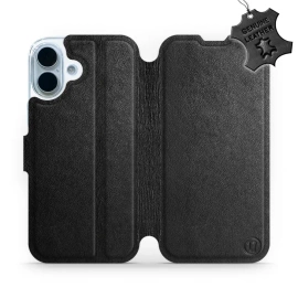 Hülle für Apple iPhone 17 - Farbe Black Leather
