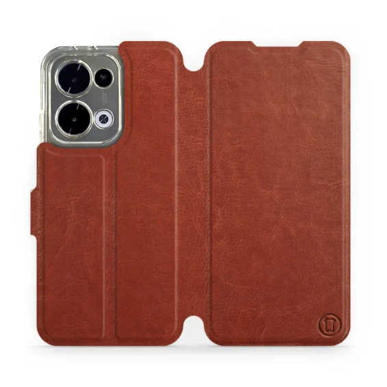 Hülle für OPPO Reno 13 - Farbe Brown&Gray
