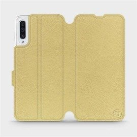 Hülle für Samsung Galaxy A50 - Farbe Gold&Orange