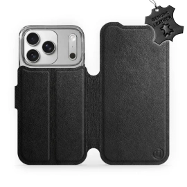 Hülle für Apple iPhone 17 Pro - Farbe Black Leather