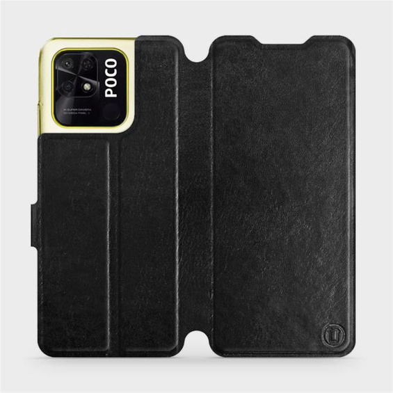 Hülle für Xiaomi POCO C40 - Farbe Black&Orange